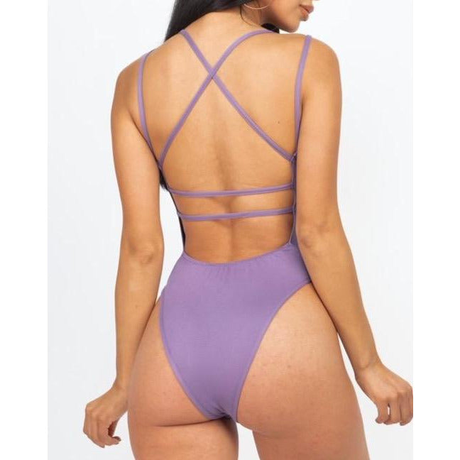 Here To Stay Crisscross Bodysuit